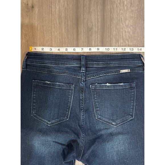 Kancan Mid Rise Flare Stretch Women's 7/27 Jeans - Picture 9 of 10